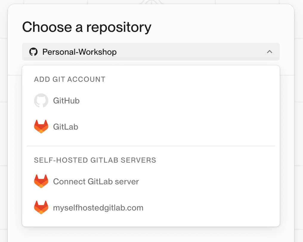 GitLab Repository Selector