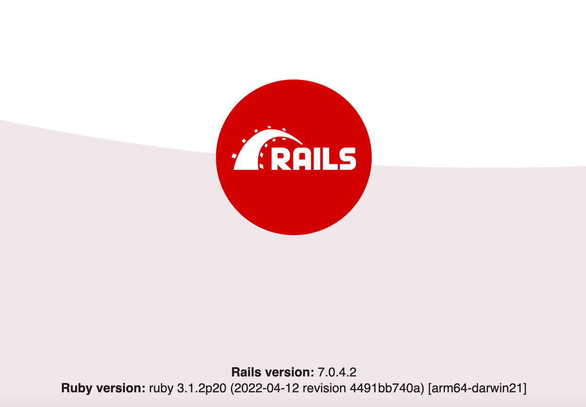 Default Rails Web Page
